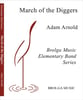 March of the Diggers Concert Band sheet music cover